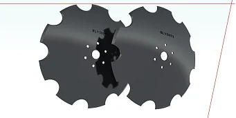 Discurile sunt fabricate din oțeluri europene cu conținut de bor